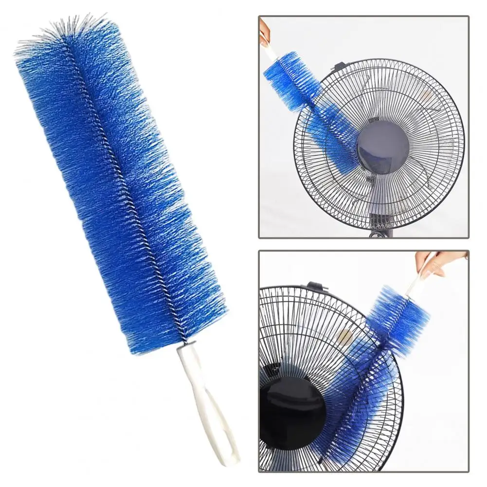 2Pcs Flexible Fan Dusting Brush Soft Bristles Bendable Fan Cleaner Flexible Non-Disassembly Cleaning Brush Dusting Tool 청소 솔