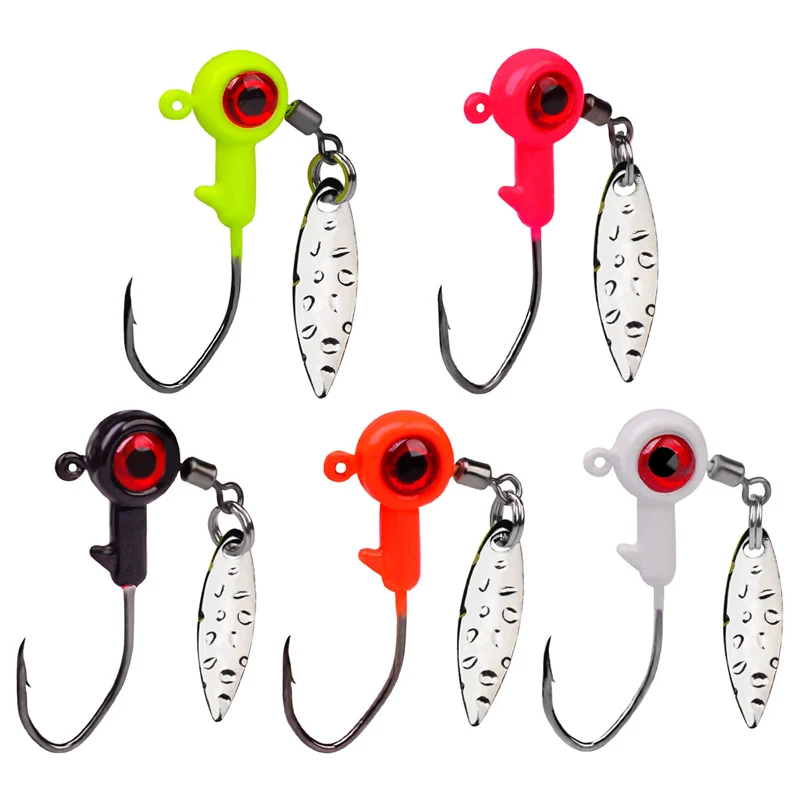 1.4g 1.6g 3g crank Jig head hook fishing hook head Jig lure hard bait soft worm jig hook for fishing