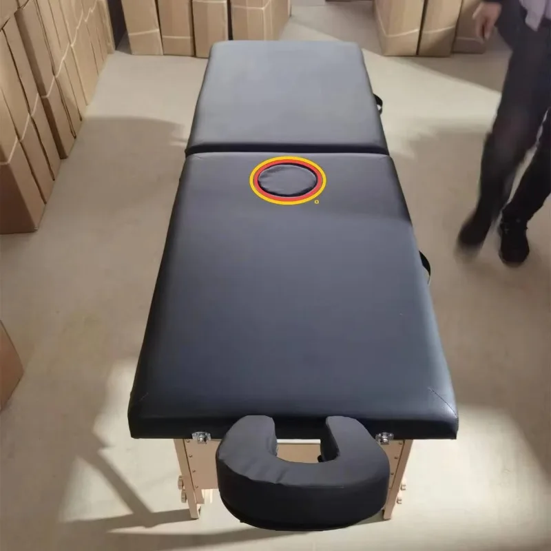 

Factory Customizable Hole in Massage Table SPA Bed With Hole in Middle for Male Massage Penile Bed