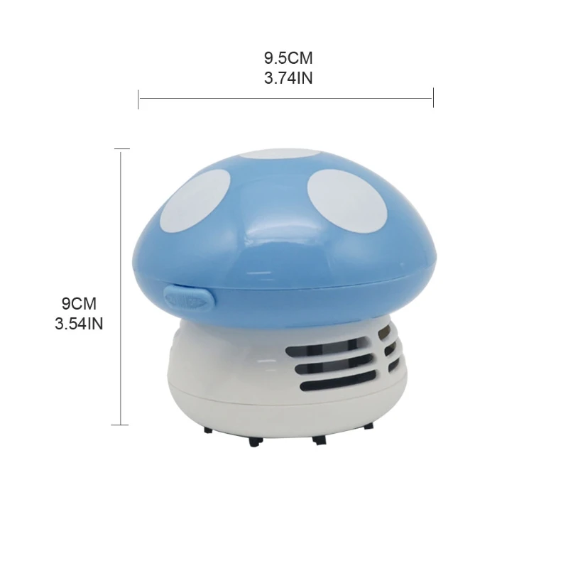 Mini Vacuum Cleaner 5 Colors Cute Mini Mushroom Corner Desk Table Dust Vacuum Cleaner For Car Home Computer Drop Shipping