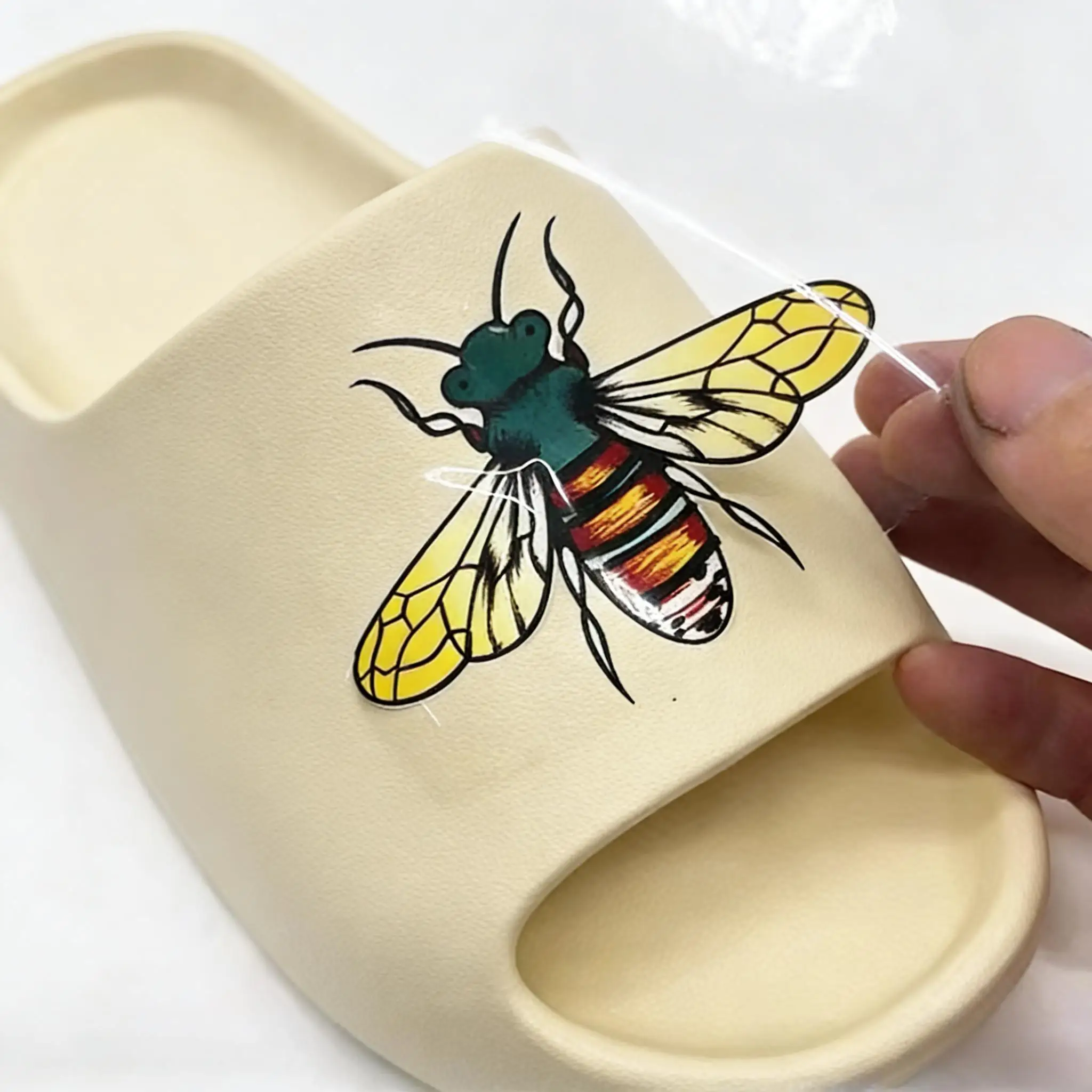 Customizable Cold Transfer Stickers for Shoe Logo - Waterproof & Durable, for Slippers, Leather Shoes, Insoles & Shoe Upper