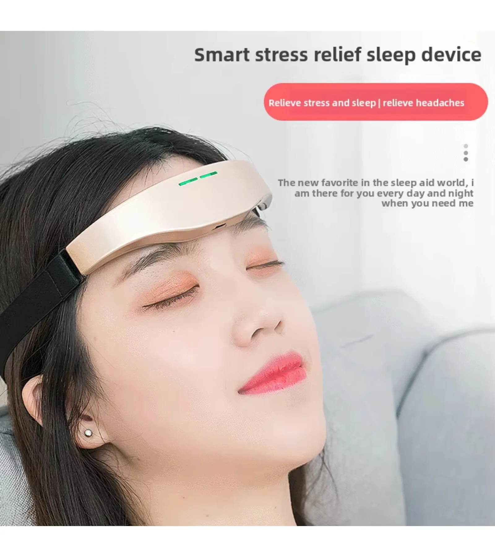 Head Massager Smart Sleep Relaxation Device Electric Head Kneading Tool