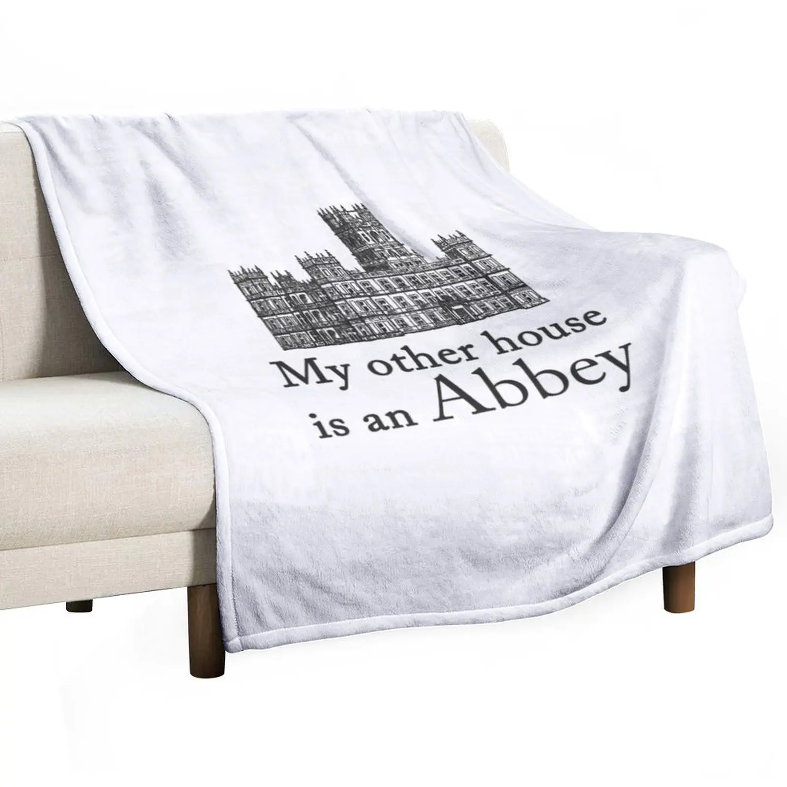 My other house is an Abbey Throw Blanket Bed Decoratives Thermal Blankets