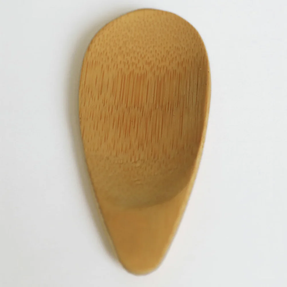 

10pcs Bamboo Tea Spoon Eco-Friendly Scoop For Sugar Salt Spice Coffee Condiments Home Office Use Teaware Accessories