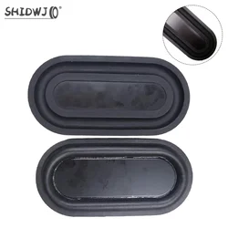1pcs Oval Shape Bass Diaphragm Rubber DIY Speaker Plate Passive Radiator Auxiliary Bass Vibration Plates 58mmx120mm