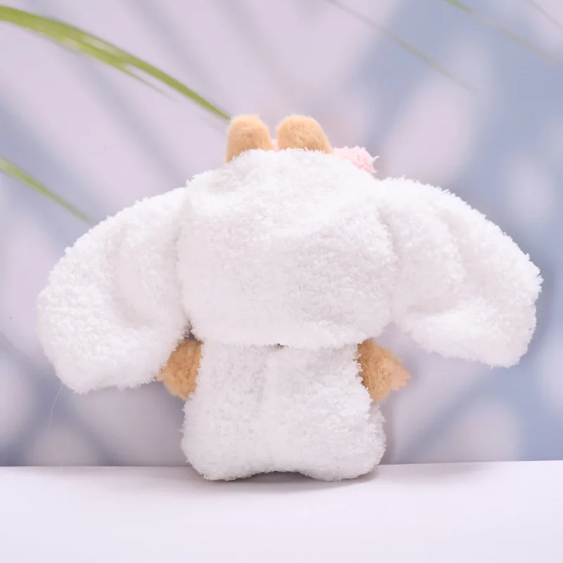 เสื้อผ้าตุ๊กตาสําหรับ 15-17 ซม.Labubu ตุ๊กตาน่ารัก Lop Eared กระต่ายฝาครอบชุด DIY ตกแต่งเสื้อผ้าของขวัญ