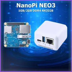 NanoPi NEO3 RK3328 Cortex A53 Czterordzeniowa płytka rozwojowa 1 GB 2 GB RAM Opcjonalnie