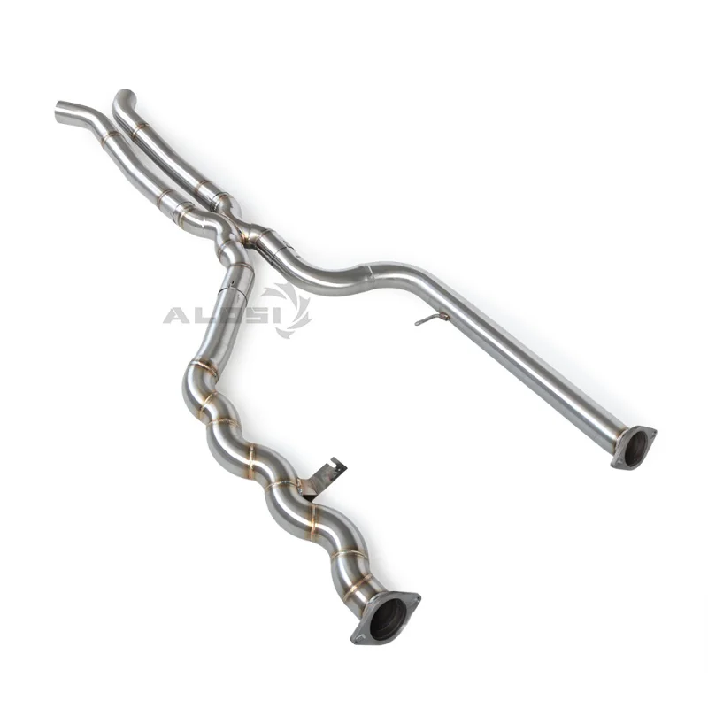 

For BMW M2/M2C M3/M4 G8X 3.0T 2021-2023 Stainless Steel Exhaust Middle Pipe with OPF Exhaust System Drain Pipe Resonator