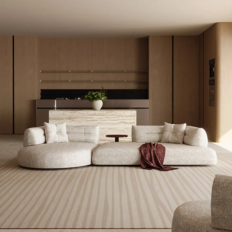 Lounge Accent Living Room Sofas Lazy Couch Corner Curved Relaxing Sofas Relaxing Multifunctional Sillon Cama Trendy Furniture