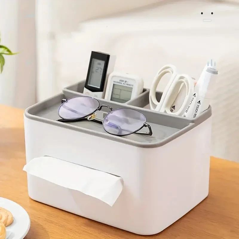 Multifunctional Storage Desk Tissue Box Office Organizer Stationery Organizers for Room Accessories School Supplies