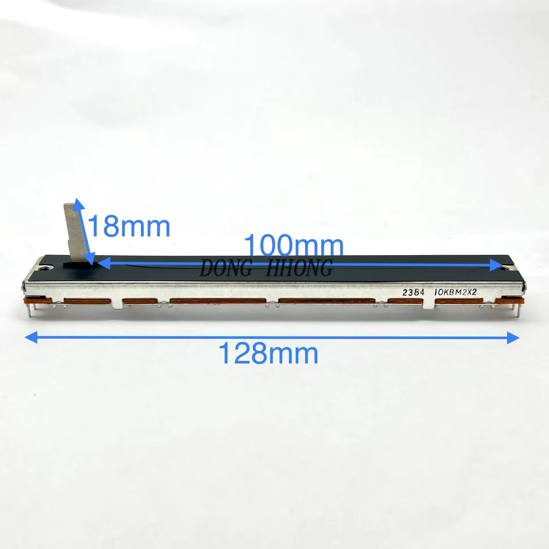 1 PCS 128MM  DDJ-SX2 Controller Speed Actuator Potentiometer 418-S1-695-HA 10KBx2 Shaft length 18MM