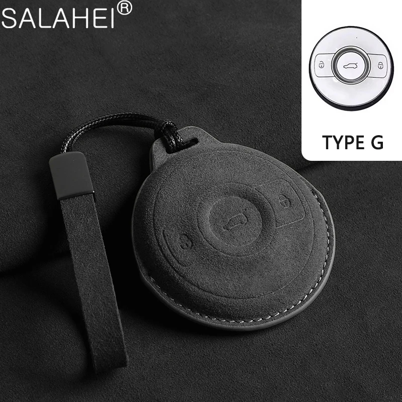 Car Key Cover Case Protect Shell Holder Fob For Mercedes Benz SMART Fortwo 1 BRABUS 1 Benz SMART 2022 2023 Keychain Accessories