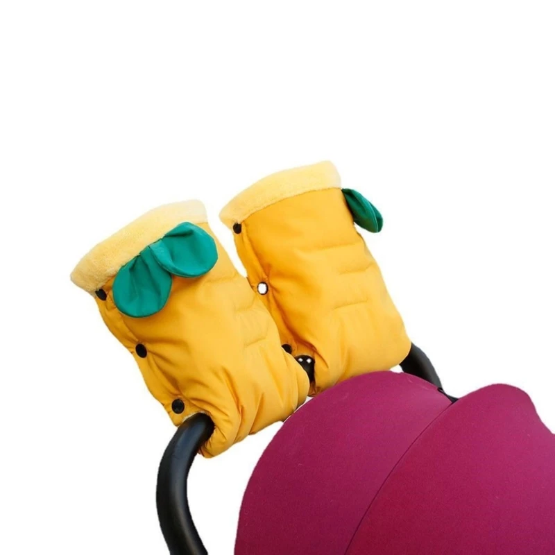 Adjustable Size Infant Stroller Mittens Soft & Comfortable Toddler Pushchair Hand Muffs Stylish & Practical Pram Gloves