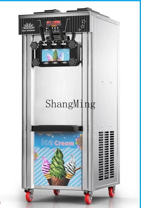 ZYY macchina per gelato soft verticale a tre colori macchina per gelato automatica commerciale