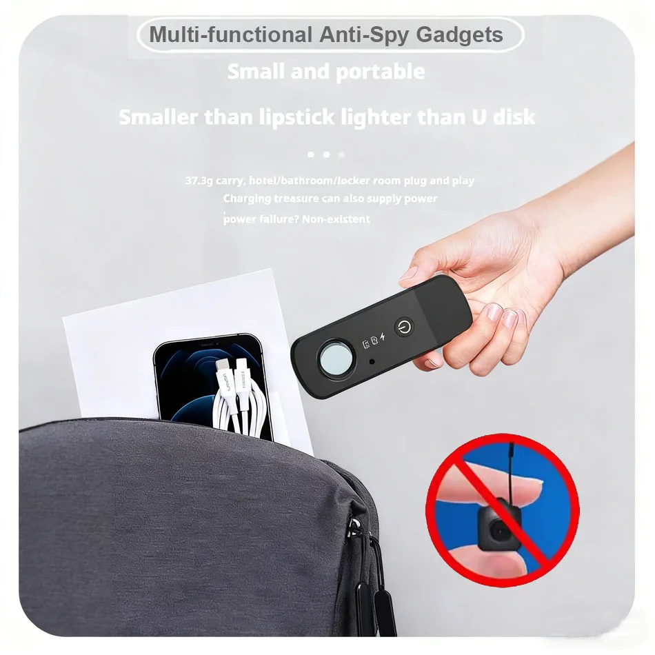 

Детектор скрытых камер: Обнаружение скрытого видеонаблюдения, беспроводных камер, Wi-Fi, скрытых камер-шпионов, инфракрасных камер для отелей