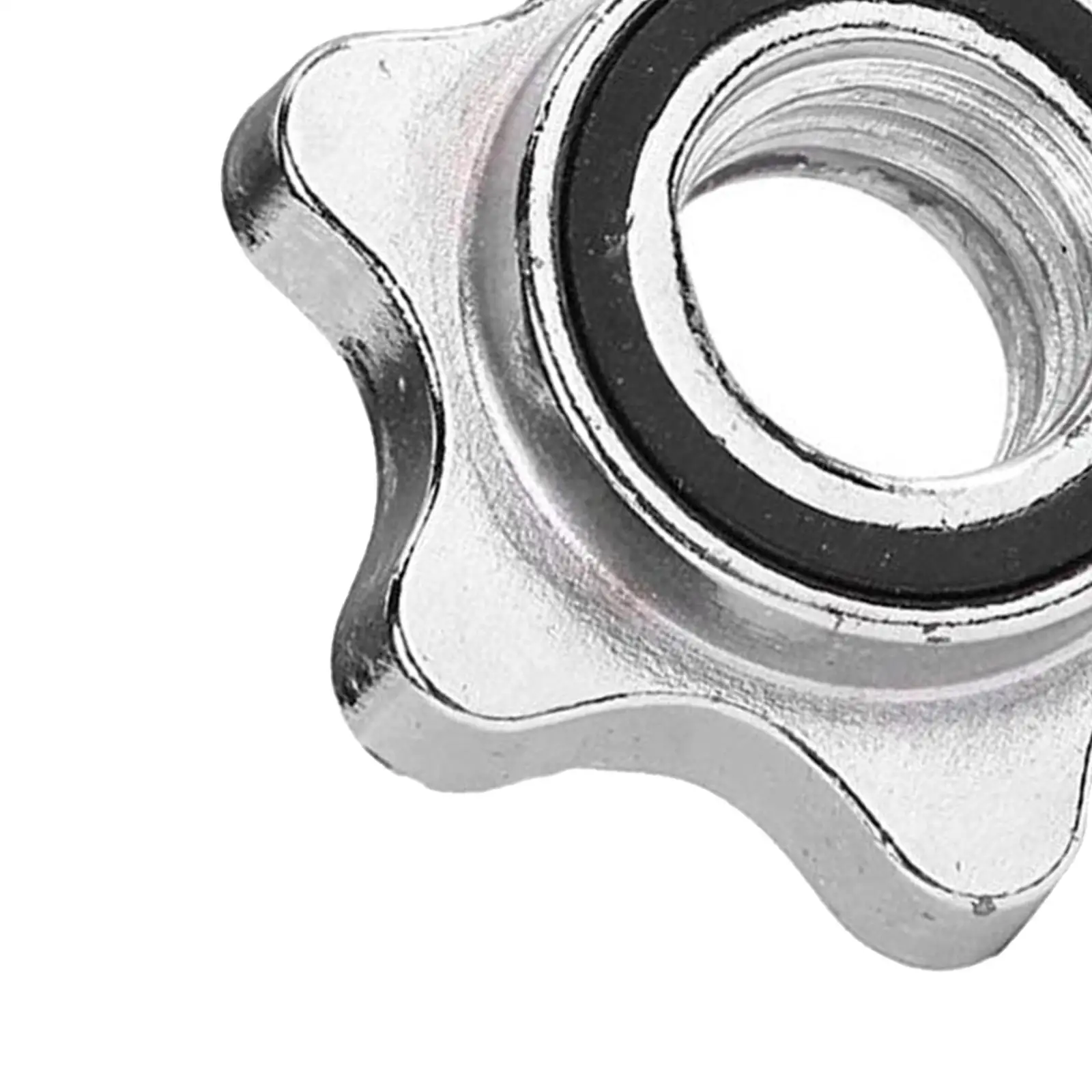 Adjustable Dumbbell Nut Stainless Barbell Collar Screw Hex Clamp Accessory for Home Fitness Strength Training