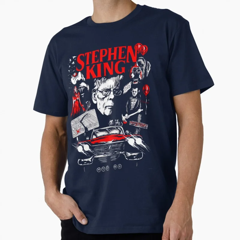 

The King stephen pet semetary 80s horror movies Scary halloween Gift T-shirt for men large size Tops