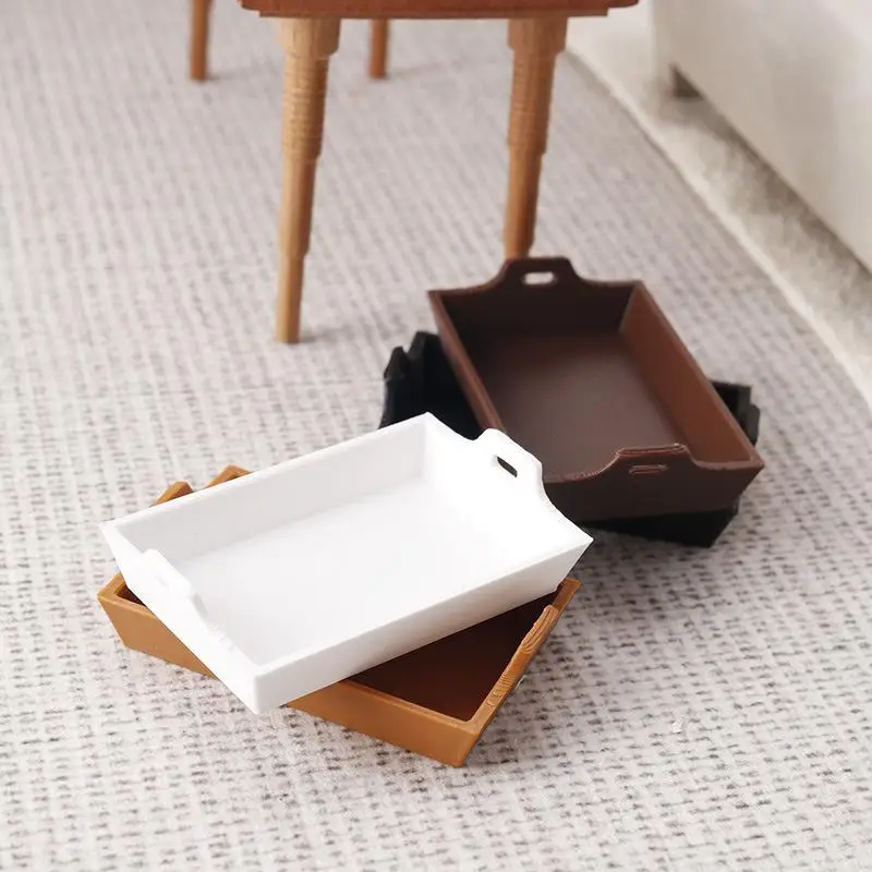 【BS】1 ชิ้น ของตกแต่งบ้านตุ๊กตาจำลอง เฟอร์นิเจอร์จำลอง อุปกรณ์เสริม โมเดลจานอาหารสำหรับบ้านตุ๊กตา ขนาด 1:12 ของเล่นตกแต่ง