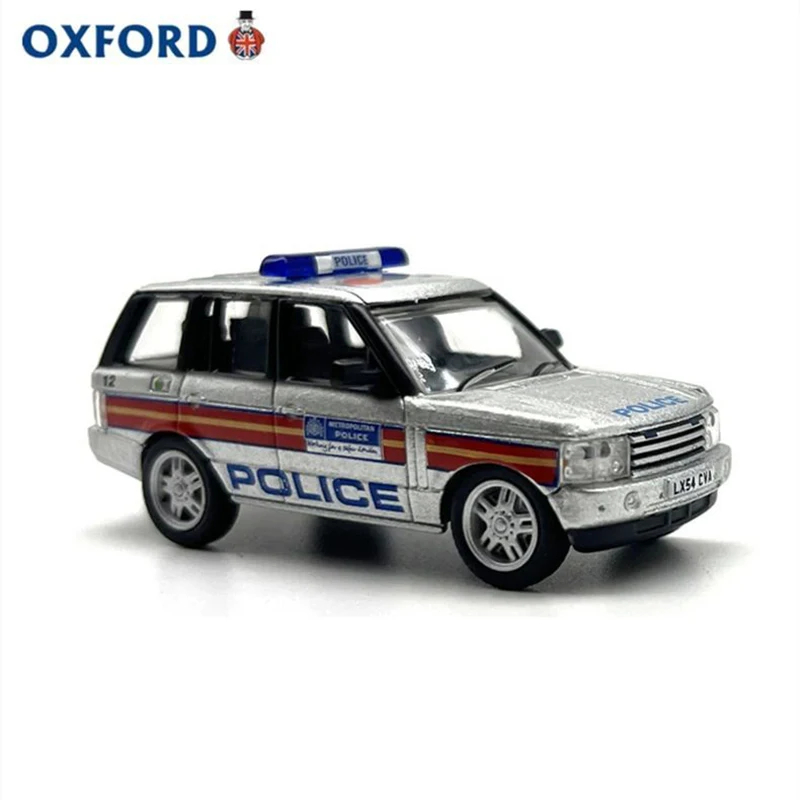OXFORD 1:76 Range Rover Policyjny Model Auta Ze Stopu Metalu, Pojazdy Zabawkowe, Model Samochodu, Miniaturowy Model Samochodu dla Dzieci