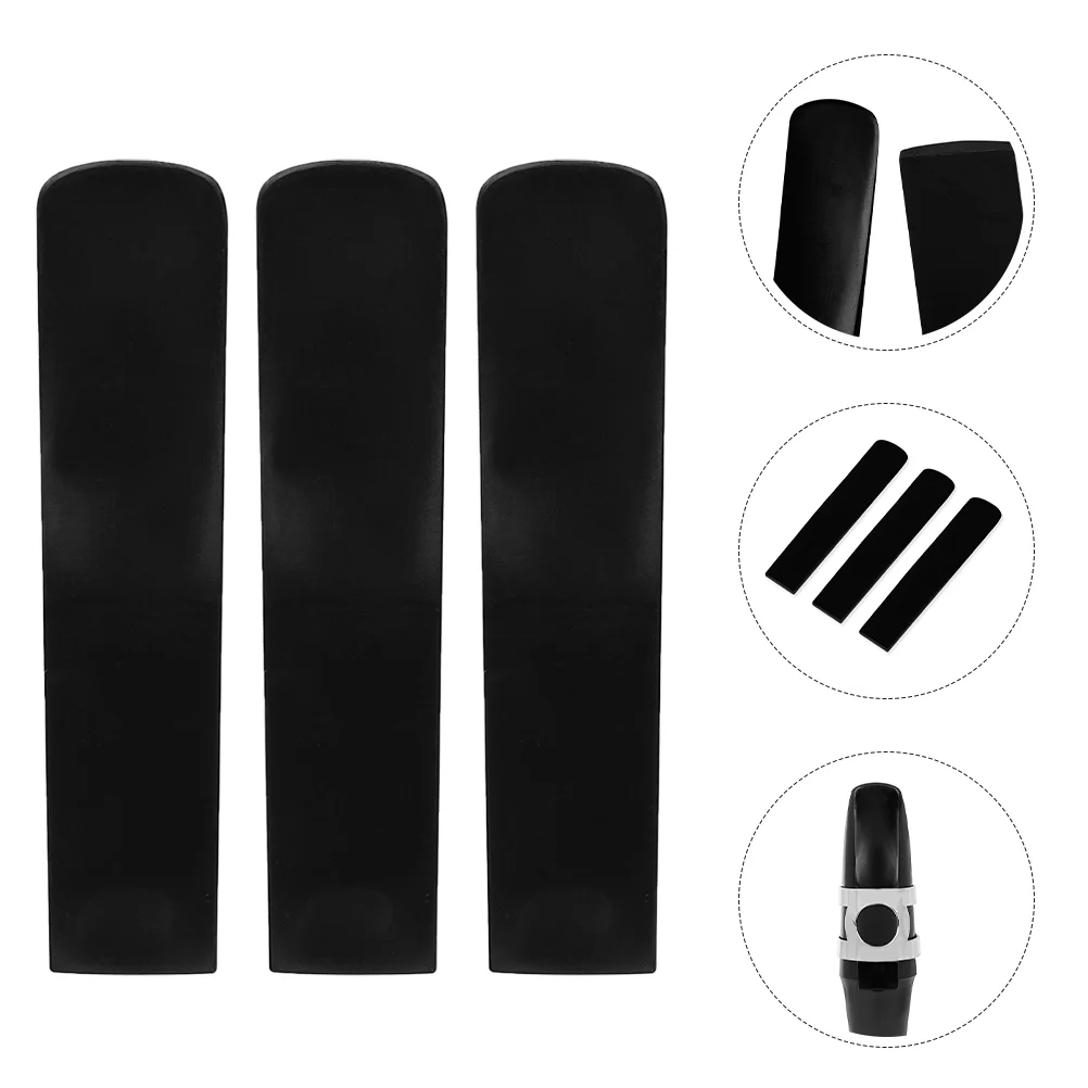 

3 Pcs Tenor Saxophone Soprano Repair Accessories Plastic Reeds for Alto Clarinet B Flat Child