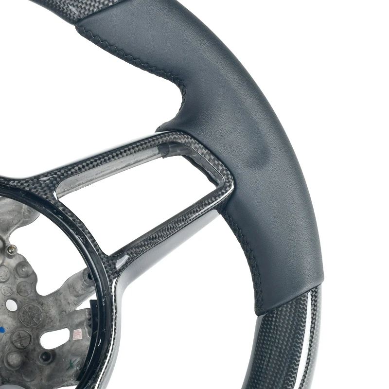 Upgrade Alcantara Leather Steering Wheel Custom Genuine For Porsche Macan Panamera Cayenne 718 911 Carbon Fiber LED Interior