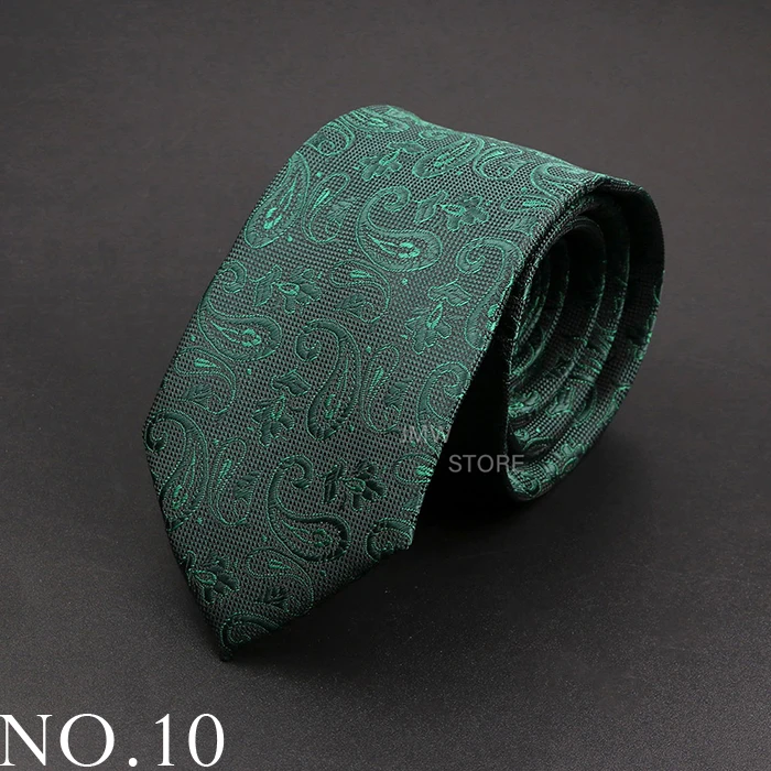 Neue Design Hochzeit Männer Krawatte Grau Braun Grün Paisley Blume Krawatten Männer Business Dropshipping Bräutigam Kragen Zubehör Geschenk – Detail 10