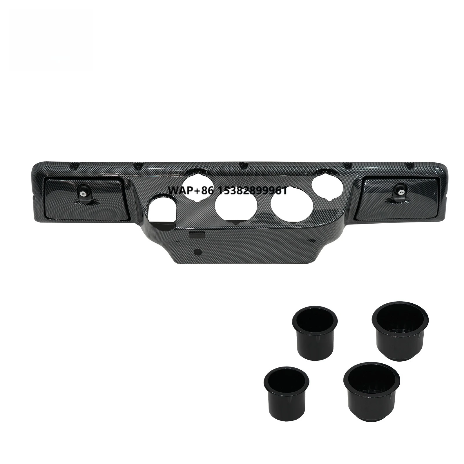 

Golf Cart Accessories CIUB CAR DS Front Plastic Panel Cover Imitating Carbon Fiber Style