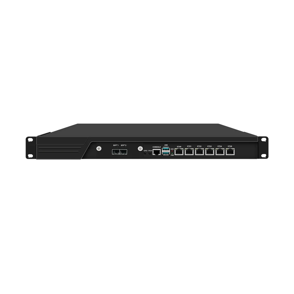 HUNSN 1U Firewall Appliance 10GB, PFSense, Microtik,Core I3/I5/I7,RJ16,OPNsense,VPN,Network Rackmount,H61/B660,6LAN,2xSFP+ 82599ES