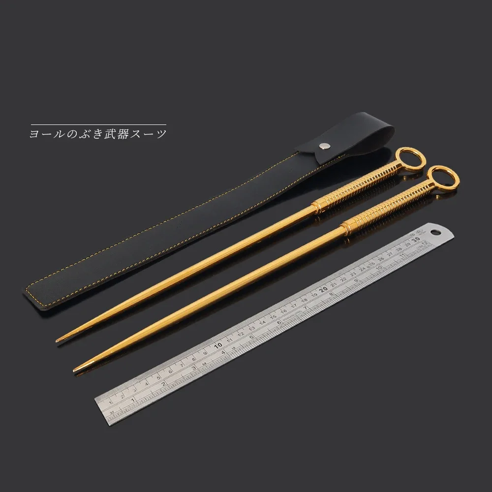 35Cm Spy Familie Yor Forger Stiletto Mes Zwaarden Anime Spel Wapens Model Sleutelhanger Katana Zwaarden Samurai Halloween Speelgoed Voor Jongen