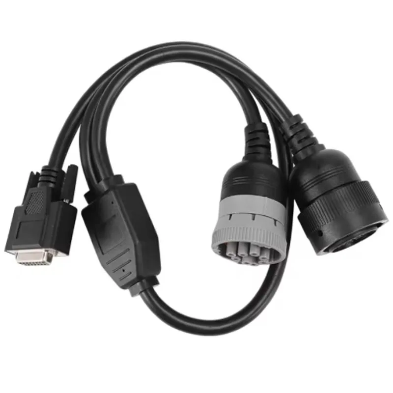 New 9+14 pin Ethernet cable for Caterpillar ET4 457-6114 Adapter For CAT Diagnostic Tool Communication Diagnostic Tool