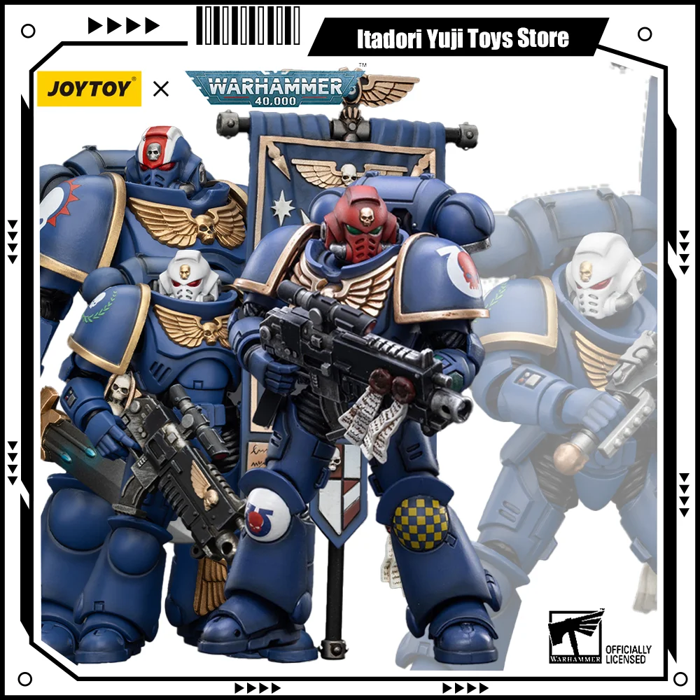 

[Pre-sale]JOYTOY Warhammer 40k Action Figure Ultramarines Posca Erastus Castor Anime Figurine Joint Movable Model Collection Toy