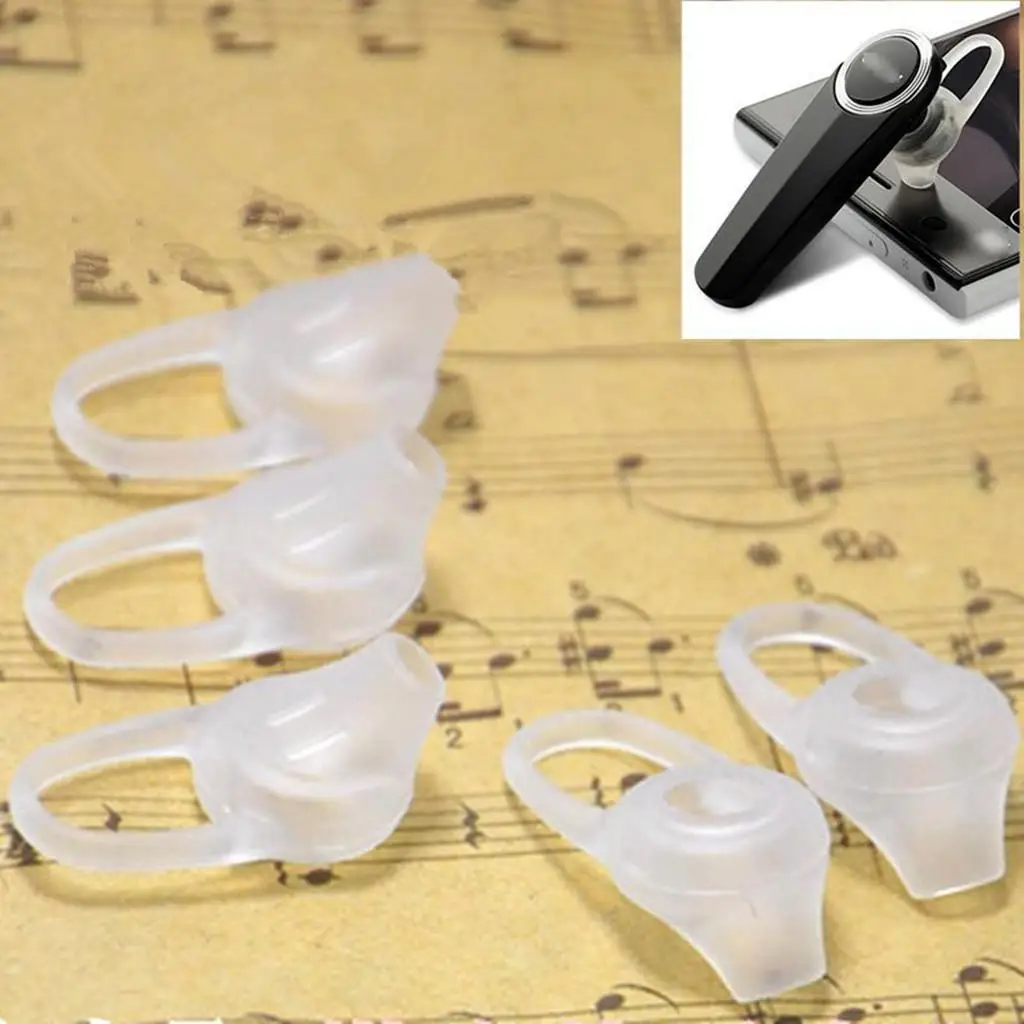 3-5pack 1Pair Universal Silicone Earbuds Eartips Caps for Wireless Earphone