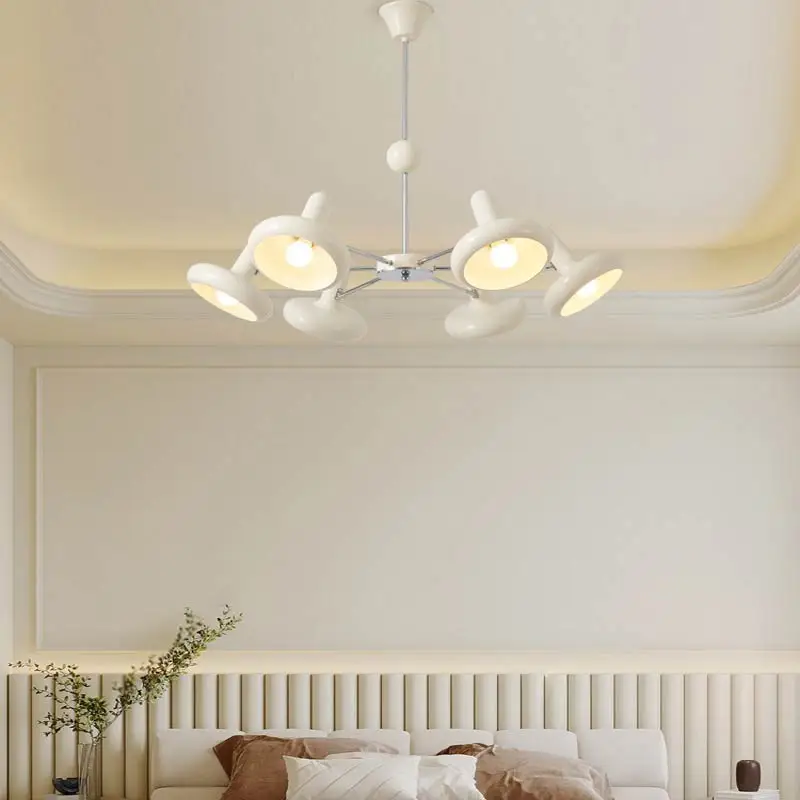 2023 Bauhaus Living Room Main Light Antique Cream Style Creative Main Bedroom Pendant Light Designer Ins Restaurant Light