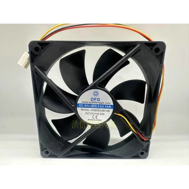 NEW CPU Cooling Fan for DFG12025B12M 12V 0.25A 12025 12CM Chassis Silent Cooler Fan 120x120x25mm