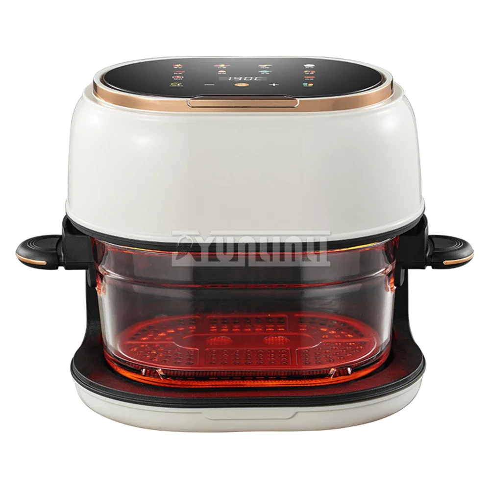 Multi-functional Intelligent Oil-free Cooking 4L Electric Fryer Household Transparent Visible Air Fryer