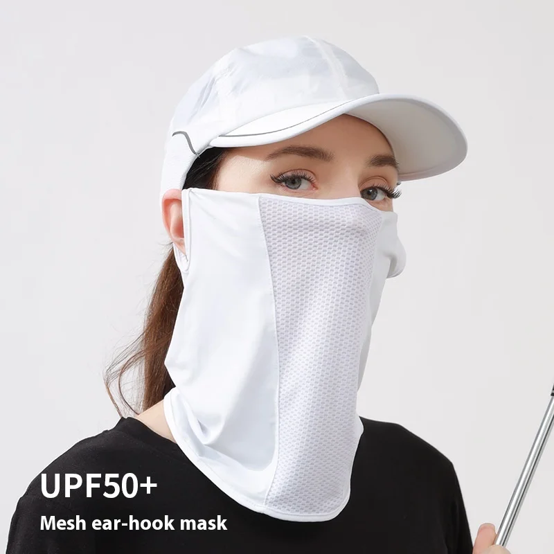 

Summer UV Protection Face Mask – Lightweight & Breathable Sunscreen Neck Gaiter for Men & Women for Cycling, Running