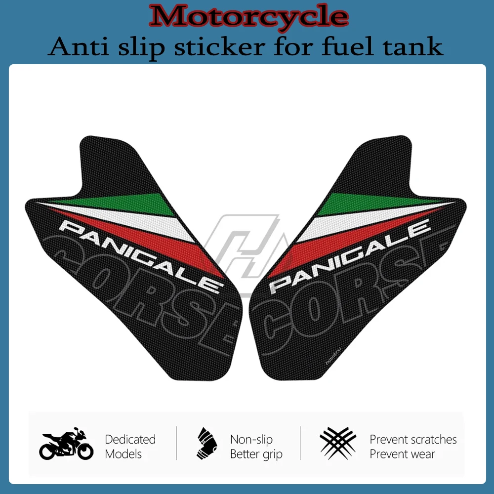 

Мотоциклетный противоскользящий боковой коврик для бака, защитный коврик для коленей для Ducati Panigale 899 959 1199 1299 V2