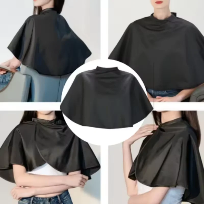 1/3/5pcs Hair Cutting Capes Apron for Hairdresser Cape Hair Cut Cover Hairdressing Capes Dressing Gowns Black Barber Cape