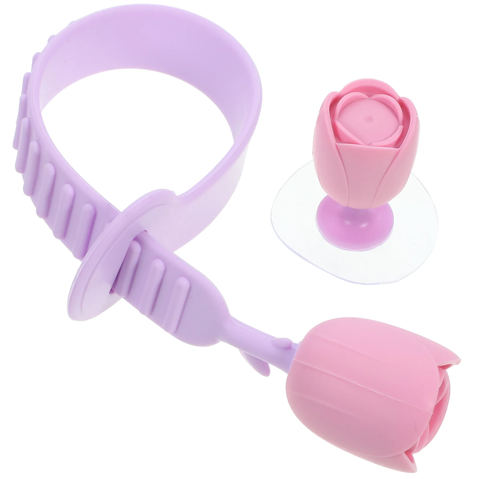 

1 set 1 Set Silicone Flower Toilet Lid Lifter Handle Avoid Touching Cover Bathroom Supplies Toilet Seat Lifter Reusable Adhesive