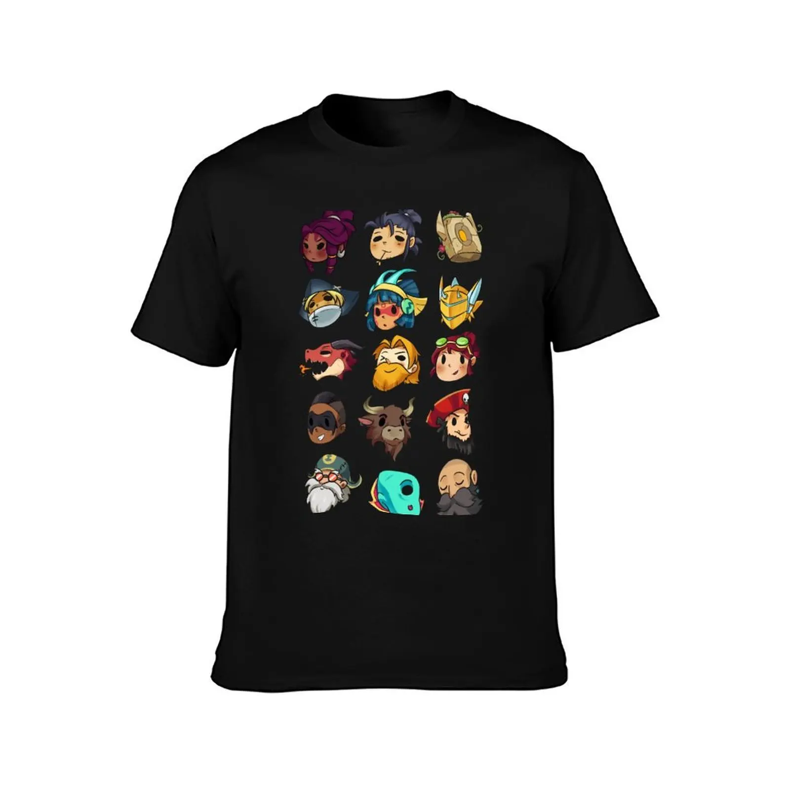 Brawlhalla Legends Set 1 of 2 T-Shirt Anti-Fade Casual Tee Shirt T-Shirt