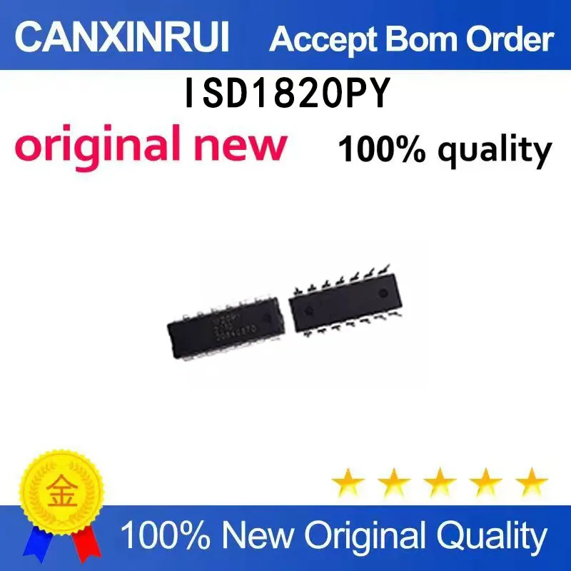 (5-100 pieces) ISD1820PY 1820PY voice recording and playback circuit directly inserted into DIP-14 chip IC