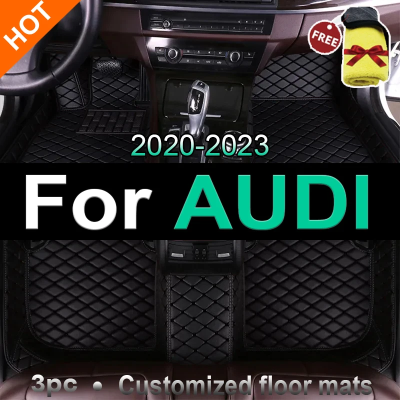 Car Floor Mats For AUDI A1(2door) A1(4door) A1 A3 A3 Hatch A3 Sedan A3 Sport A4 A4 Avant A4 Conver A5 Sport car Accessories