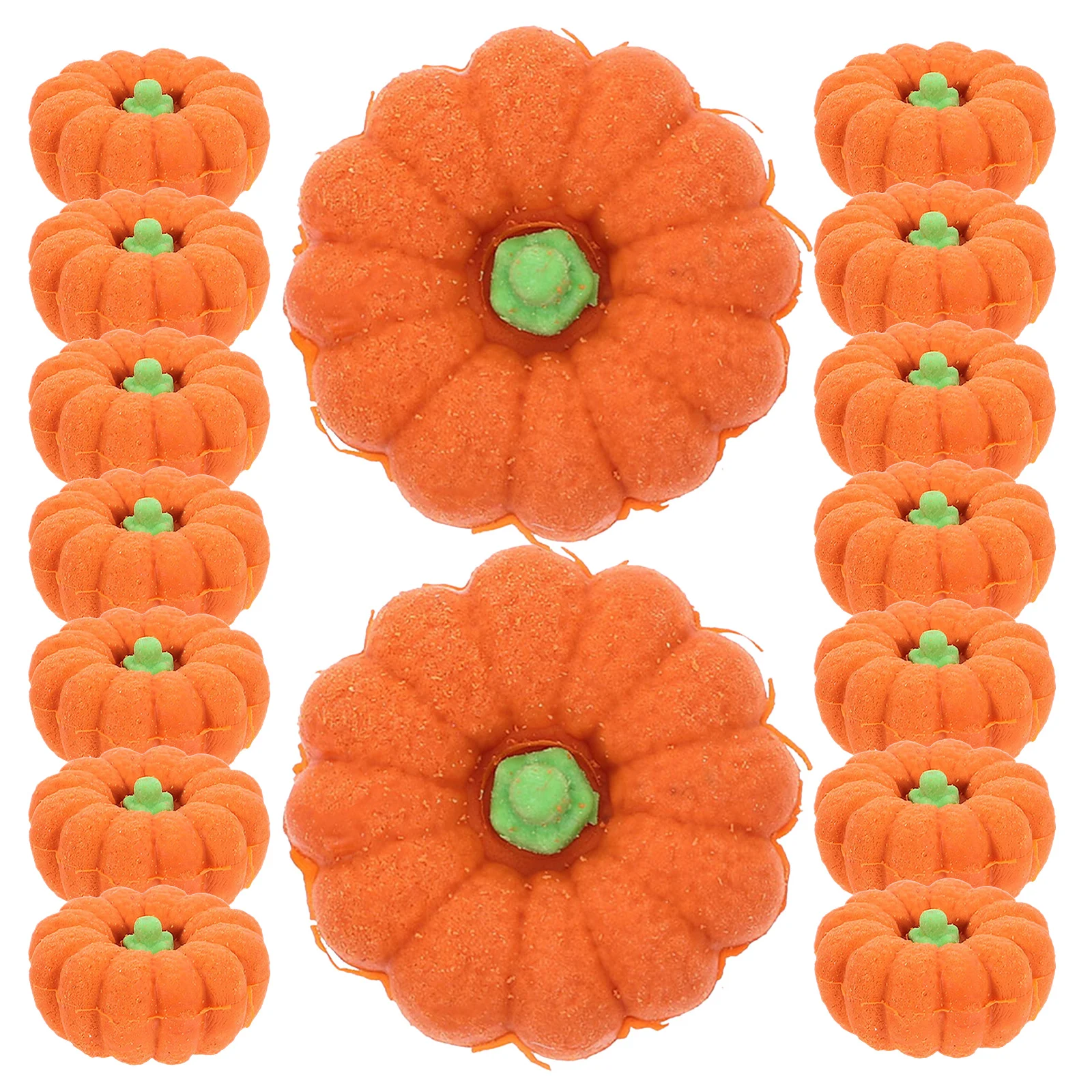 

80Pcs Cute 3D Pumpkin Erasers Mini Fall Themed for Kids Pencil Eraser Set Classroom Prizes Halloween Party Favors Goodie Bag