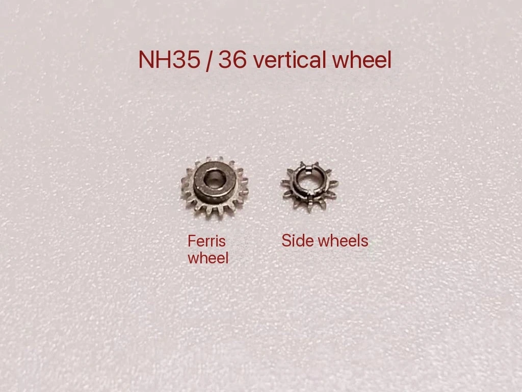 NH36 Vertical Wheel NH35 Vertical Wheel Automatic Mechanical Movement Accessories Vertical Wheel Side Vertical Wheel NH36 NH35