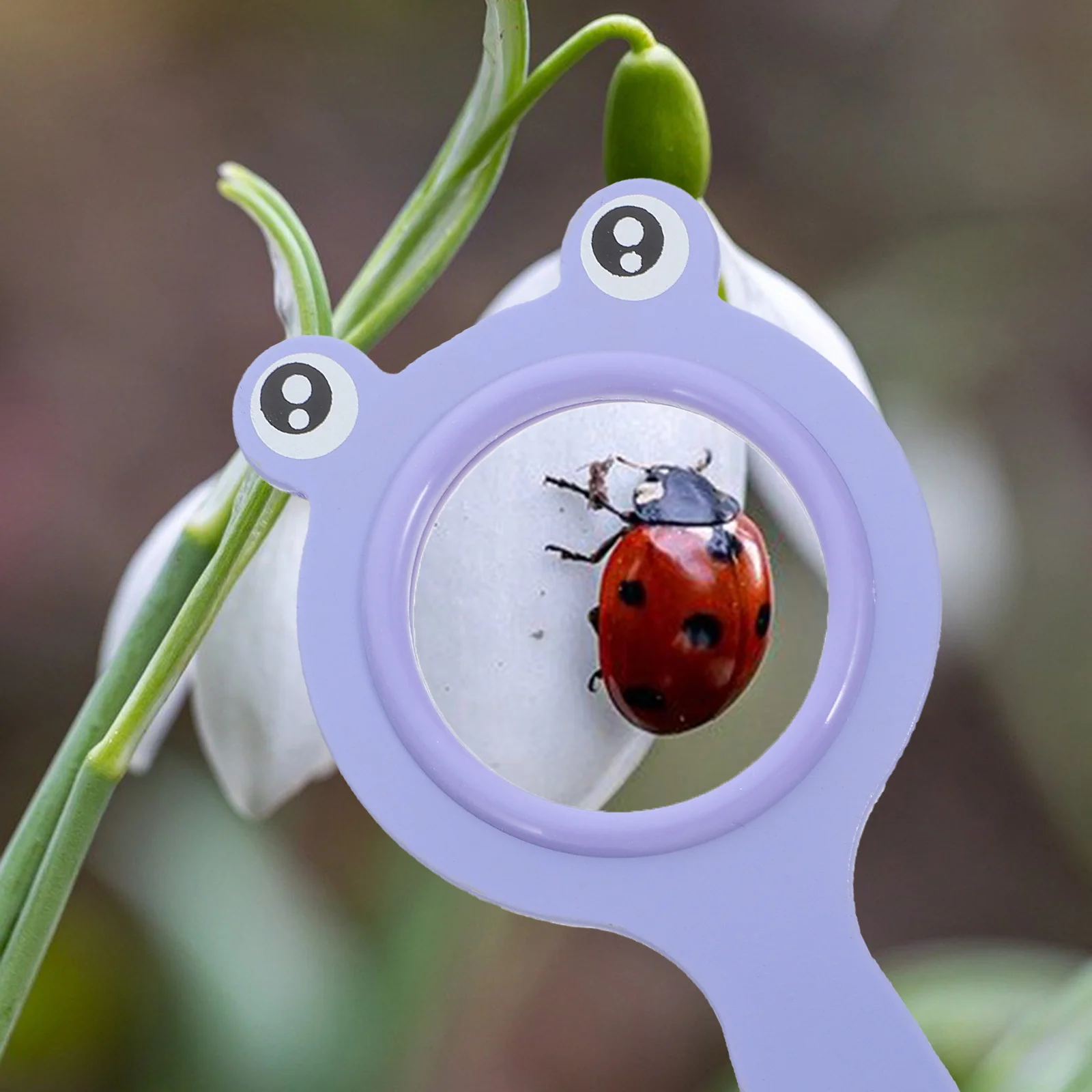 أطفال العلوم التعليمية الكرتون الحشرات مراقب المكبر المحمولة المحمولة في الهواء الطلق استكشاف مجهر صغير العلوم