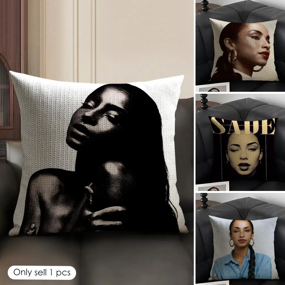 Popular Singer S-sade Cushion Cover Organic Linen Square Pillow Case Durable Non-Allergenic And Kind To Skin