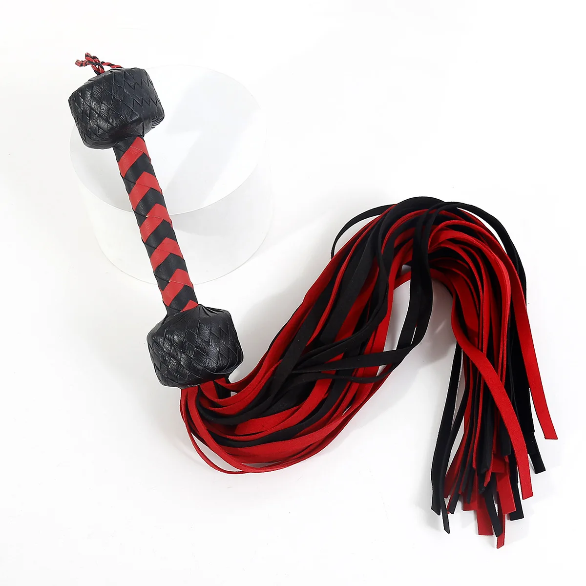 

Real Leather Horse Whip, Reinforcement Handle Riding Crop Flogger Horse Riding Whip Horse Training Crop 81CM