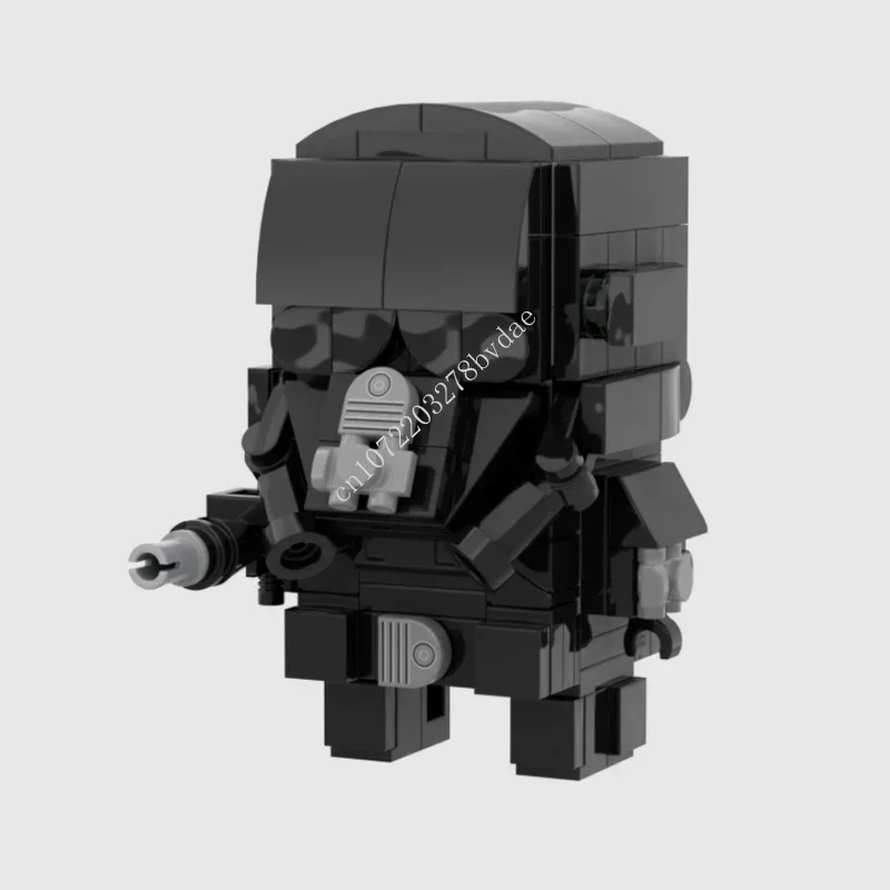 MOC Klasyczna Sławna Postać Filmowa Admirał, Dowódca Oddziału, Strzelec, Żołnierz Headz Puzzle Kostki Figurki z Kreskówek Urodzinowe Zabawki Prezenty