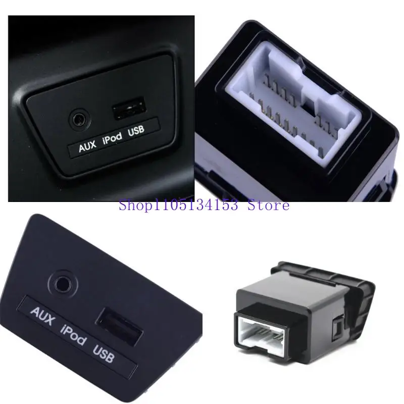 

hg89 USB Port Auto Accessory for IX35 11-16 Replacement USB AUX Port Adapter 961102S000 Auxiliary Port Assembly