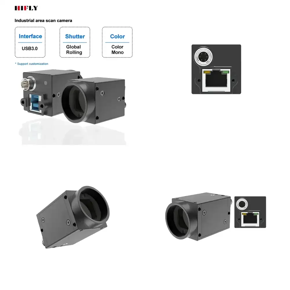 Speed USB3.0 Monochrome Global Shutter Camera for Machine Vision System for industrial automation optical inspection robotics